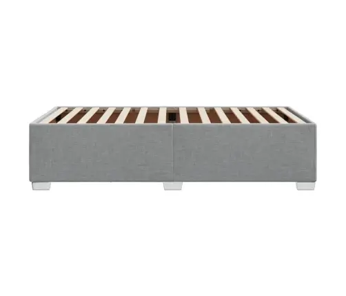 Gultas Rāmis Bez Matrača, Gaiši Pelēks, 90X190 Cm, Audums Vidaxl