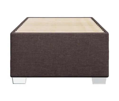 Gultas Rāmis Bez Matrača, Tumši Brūns, 90X190 Cm, Audums Vidaxl