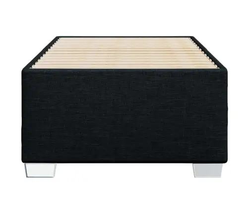 Voodiraam Ilma Madratsita Must 100X200 Cm Kangas