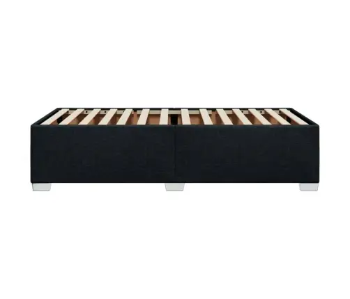 Voodiraam Ilma Madratsita Must 100X200 Cm Kangas