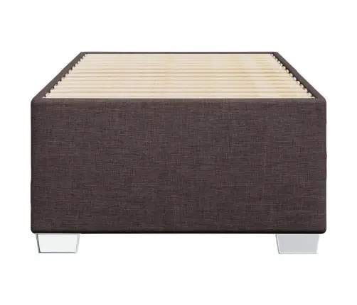 Gultas Rāmis Bez Matrača, Tumši Brūns, 100X200 Cm, Audums Vidaxl