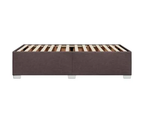 Gultas Rāmis Bez Matrača, Tumši Brūns, 100X200 Cm, Audums Vidaxl
