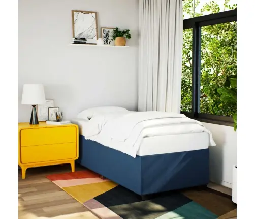 Voodiraam Ilma Madratsita , Sinine, 100X200cm Kangas