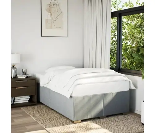 Voodiraam Ilma Madratsiga, Helehall, 120X190 cm Kangas