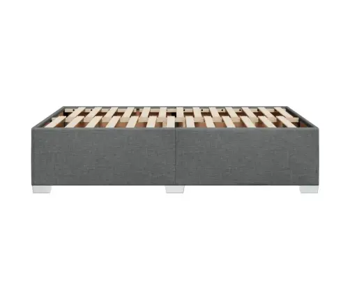 Voodiraam Ilma Madratsiga, Tumehall, 120X190 cm Kangas