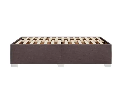 Voodiraam Ilma Madratsiga, Tumepruun, 120X190 cm Kangas