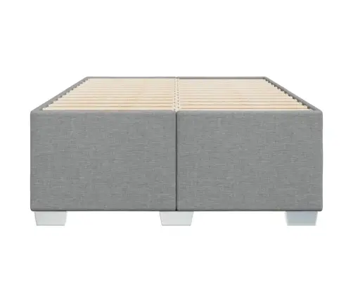 Gultas Rāmis Bez Matrača, Gaiši Pelēks, 120X200 Cm, Audums Vidaxl