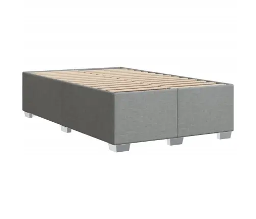 Gultas Rāmis Bez Matrača, Gaiši Pelēks, 120X200 Cm, Audums Vidaxl