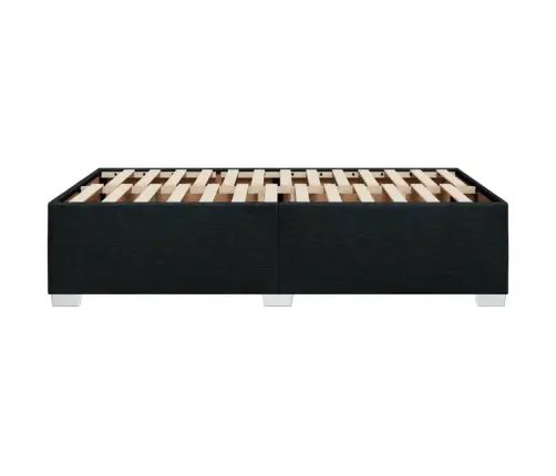 Lovos Rėmas Be Čiužinio, Juodos Spalvos, 120X200cm Audinys