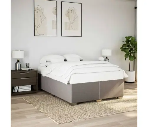 Lovos Rėmas Be Čiužinio, Taupe Spalvos, 140X200cm Audinys