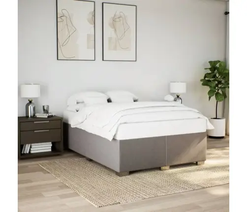 Voodiraam Ilma Madratsita, Pruunikashall, 160X200 cm Kangas