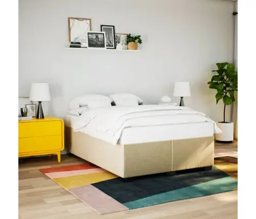 Voodiraam Ilma Madratsita, Kreemjas, 160X200 cm Kangas