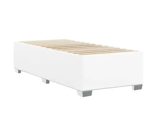 Gultas Rāmis, Balts, 80X200 Cm, Mākslīgā Āda Vidaxl