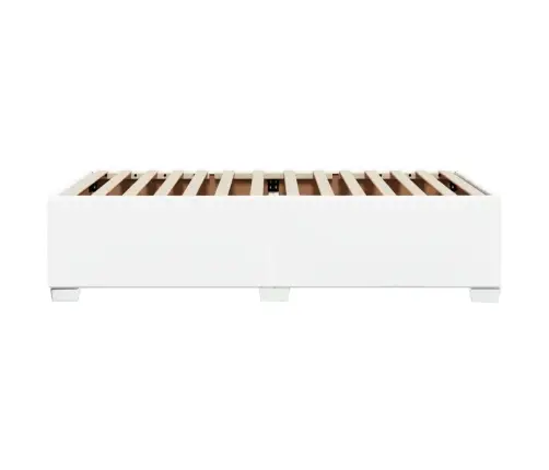 Gultas Rāmis, Balts, 90X190 Cm, Mākslīgā Āda Vidaxl