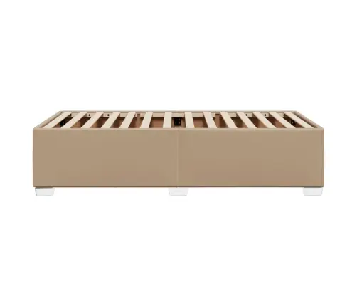 Lovos Rėmas, Kapučino Spalvos, 90X190 cm Dirbtinė Oda