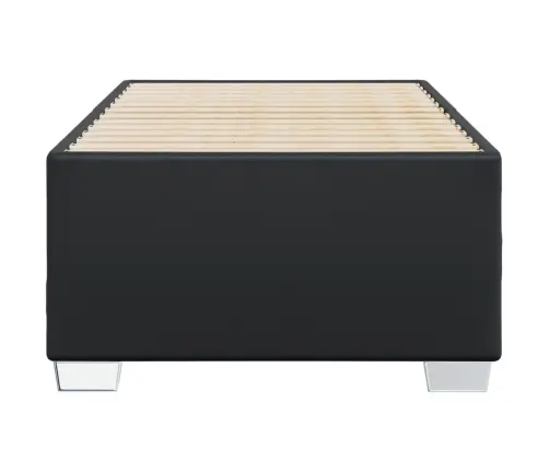 Lovos Rėmas, Juodos Spalvos, 100X200cm Dirbtinė Oda