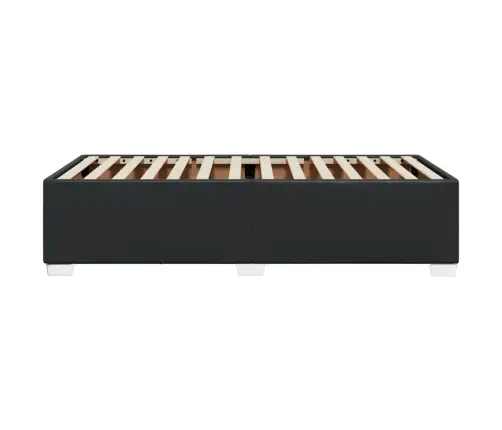 Lovos Rėmas, Juodos Spalvos, 100X200cm Dirbtinė Oda