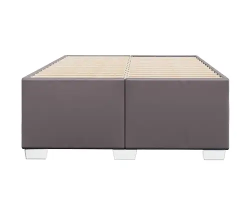 Lovos Rėmas Be Čiužinio, Pilka, 120X190cm Dirbt. Oda