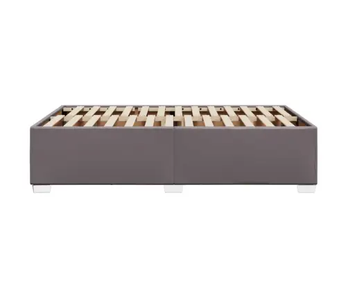 Lovos Rėmas Be Čiužinio, Pilka, 120X190cm Dirbt. Oda