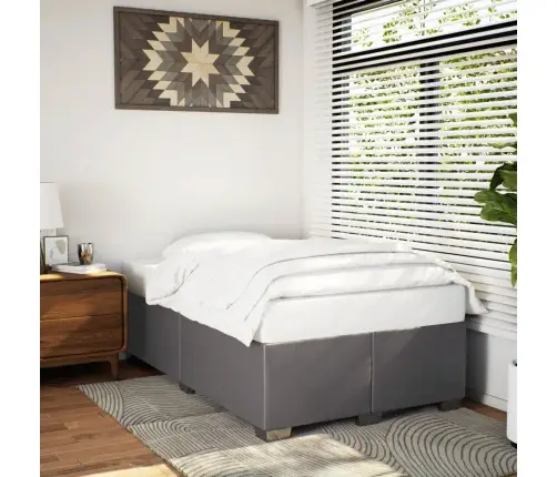 Lovos Rėmas Be Čiužinio, Pilka, 120X190cm Dirbt. Oda