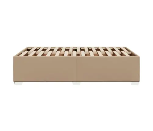 Voodiraam Ilma Madratsiga, Cappuccino, 120 X 190 cm Kunstnahk