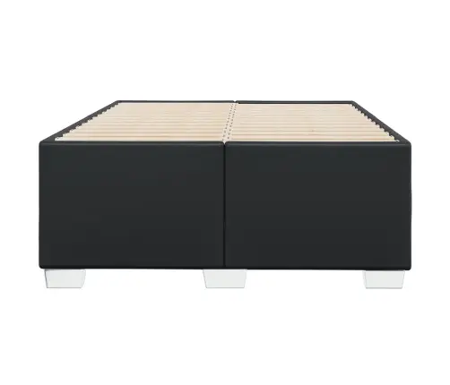 Gultas Rāmis, Melns, 120X200 Cm, Mākslīgā Āda Vidaxl