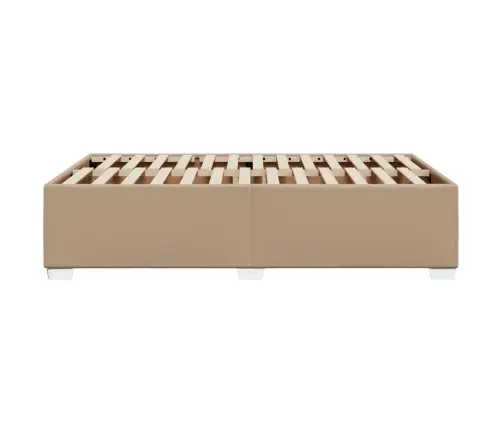 Gultas Rāmis, Kapučīno Krāsas, 120X200 Cm, Mākslīgā Āda Vidaxl