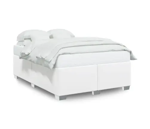 Lovos Rėmas, Baltos, 140X190 cm Dirbtinė Oda