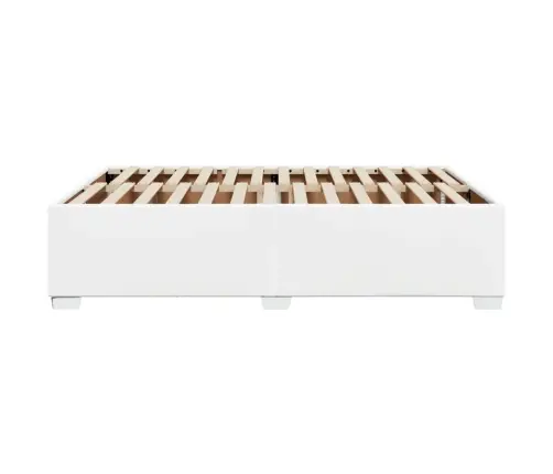 Gultas Rāmis, Balts, 140X200 Cm, Mākslīgā Āda Vidaxl