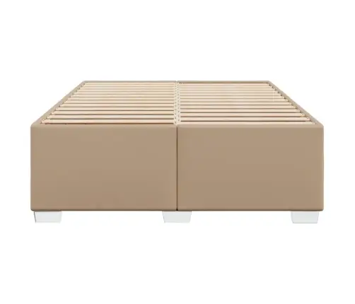 Gultas Rāmis, Kapučīno Krāsas, 140X200 Cm, Mākslīgā Āda Vidaxl