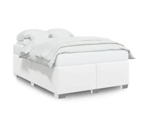 Lovos Rėmas, Baltos, 160X200cm Dirbtinė Oda