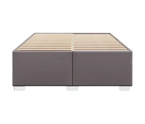 Voodiraam, Hall, 160X200 cm Kunstnahk