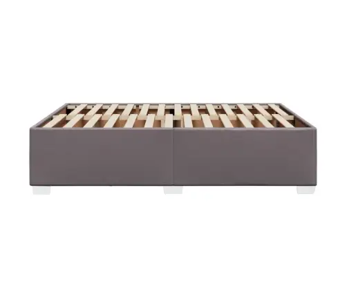 Voodiraam, Hall, 160X200 cm Kunstnahk