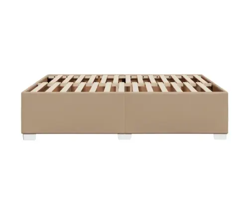 Voodiraam, Cappuccino, 160X200 cm Kunstnahk