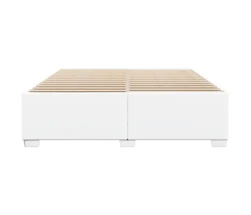 Gultas Rāmis, Balts, 180X200 Cm, Mākslīgā Āda Vidaxl