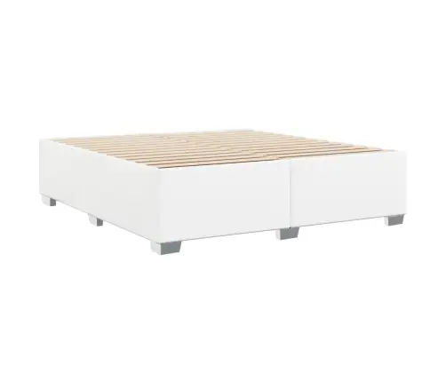 Gultas Rāmis, Balts, 200X200 Cm, Mākslīgā Āda Vidaxl