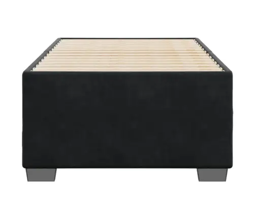 Gultas Rāmis, Melns Samts, 90X190 Cm Vidaxl