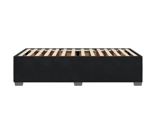 Gultas Rāmis, Melns Samts, 90X190 Cm Vidaxl