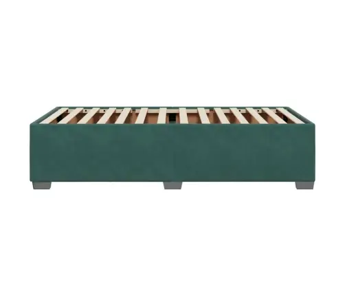 Voodiraam Ilma Madratsita Tumeroheline 90X200 Cm Samet