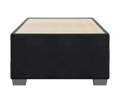 Voodiraam Ilma Madratsita Must 100X200 Cm Samet