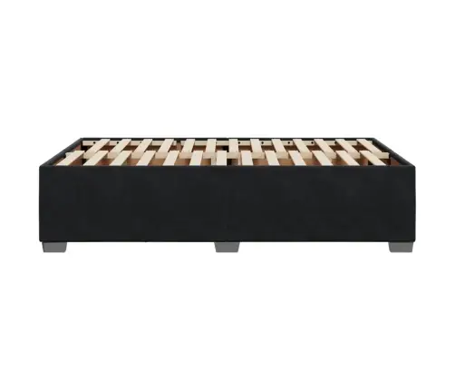 Gultas Rāmis Bez Matrača Melns 120X190 Cm Samts Vidaxl