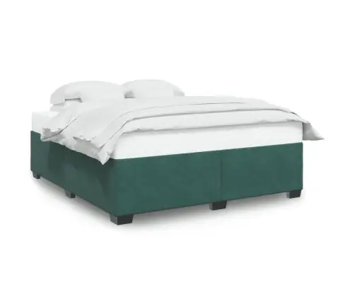 Voodiraam Ilma Madratsita Tumeroheline 200X200 Cm Samet