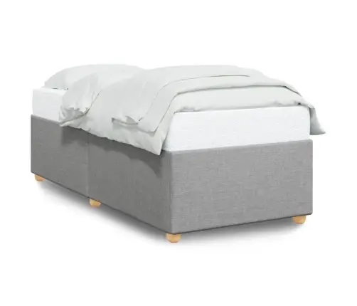 Lovos Rėmas Be Čiužinio, Šviesiai Pilkas, 80X200cm Audinys