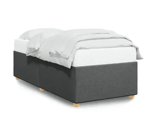 Lovos Rėmas Be Čiužinio, Tamsiai Pilkas, 80X200cm Audinys