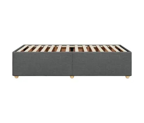 Lovos Rėmas Be Čiužinio, Tamsiai Pilkas, 90X190cm Audinys