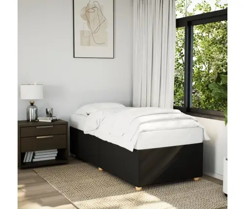 Voodiraam Ilma Madratsita , Must, 90X190cm Kangas