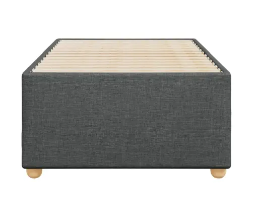 Lovos Rėmas Be Čiužinio, Tamsiai Pilkas, 90X200cm Audinys