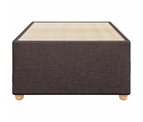 Gultas Rāmis Bez Matrača, Tumši Brūns, 100X200 Cm, Audums Vidaxl