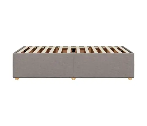 Lovos Rėmas Be Čiužinio, Taupe Spalvos, 100X200cm Audinys