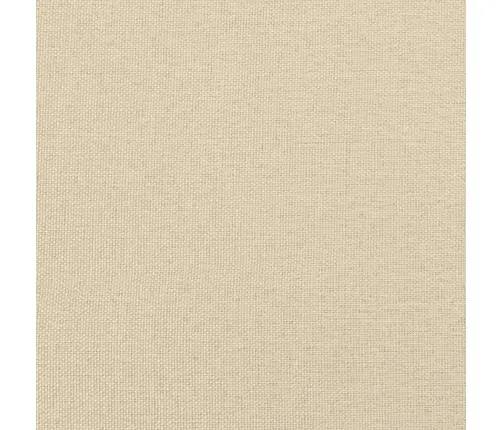 Gultas Rāmis Bez Matrača Krēmkrāsas 120X190 Cm Audums Vidaxl